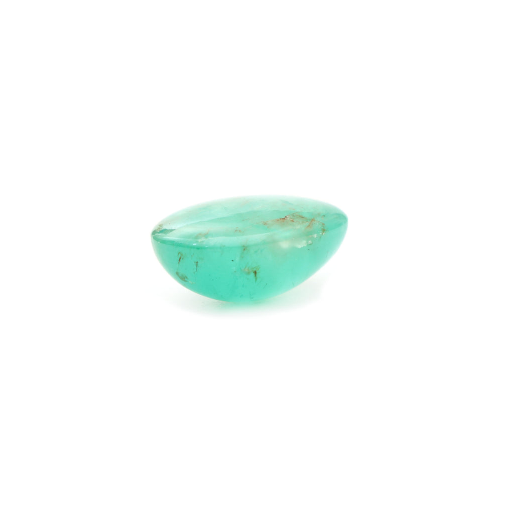 Natural Emerald Smooth Oval Cabochon Loose Gemstone, 14.5x20 mm, Emerald Jewelry Making Gemstone Handmade Gift for Women, 1 Piece - National Facets, Gemstone Manufacturer, Natural Gemstones, Gemstone Beads