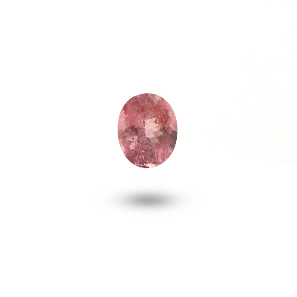 Natural Rubelite Faceted Oval Loose Gemstone, 8x10 mm, Rubelite Jewelry Handmade Gift For Women, 1 Piece - National Facets, Gemstone Manufacturer, Natural Gemstones, Gemstone Beads