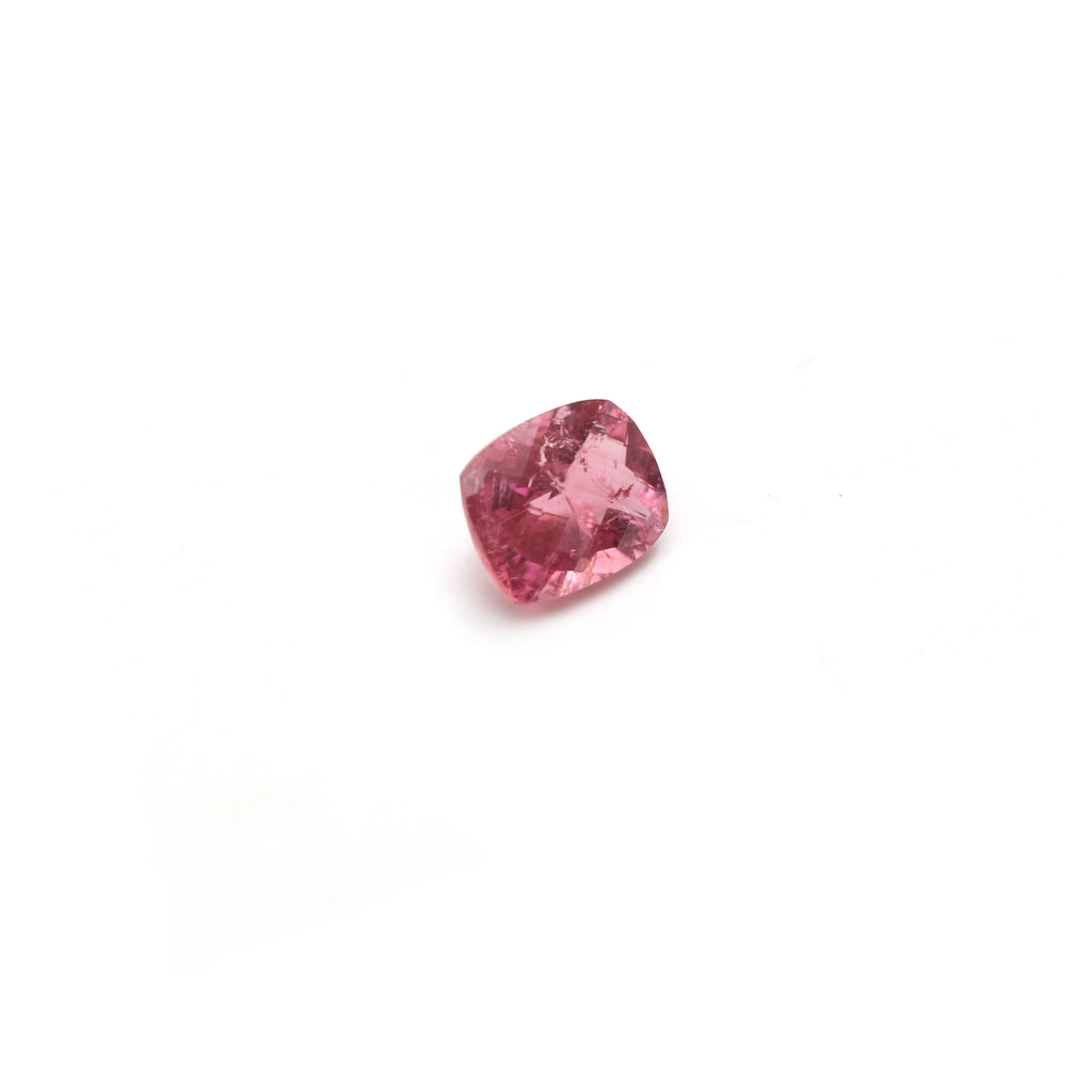 Natural Rubelite Faceted Rectangle Loose Gemstone, 9x12 mm, Rubelite Jewelry Handmade Gift For Women, 1 Piece - National Facets, Gemstone Manufacturer, Natural Gemstones, Gemstone Beads
