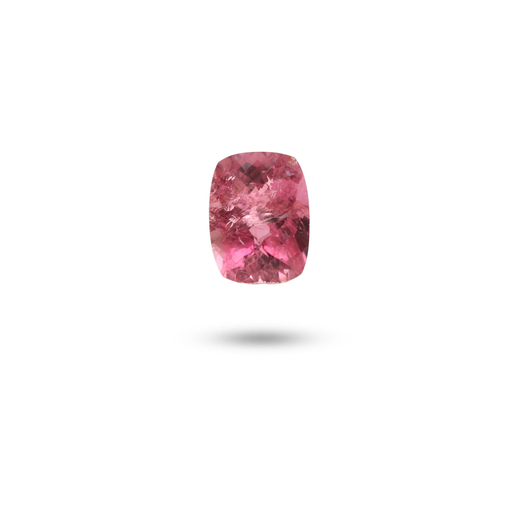 Natural Rubelite Faceted Rectangle Loose Gemstone, 9x12 mm, Rubelite Jewelry Handmade Gift For Women, 1 Piece - National Facets, Gemstone Manufacturer, Natural Gemstones, Gemstone Beads