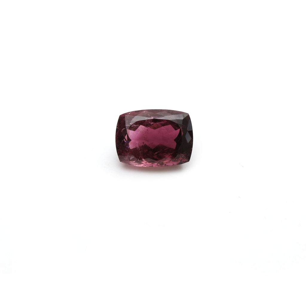 Natural Rubellite Faceted Rectangle Loose Gemstone, 11x15 mm, Rubellite Jewelry Handmade Gift For Women, 1 Piece - National Facets, Gemstone Manufacturer, Natural Gemstones, Gemstone Beads