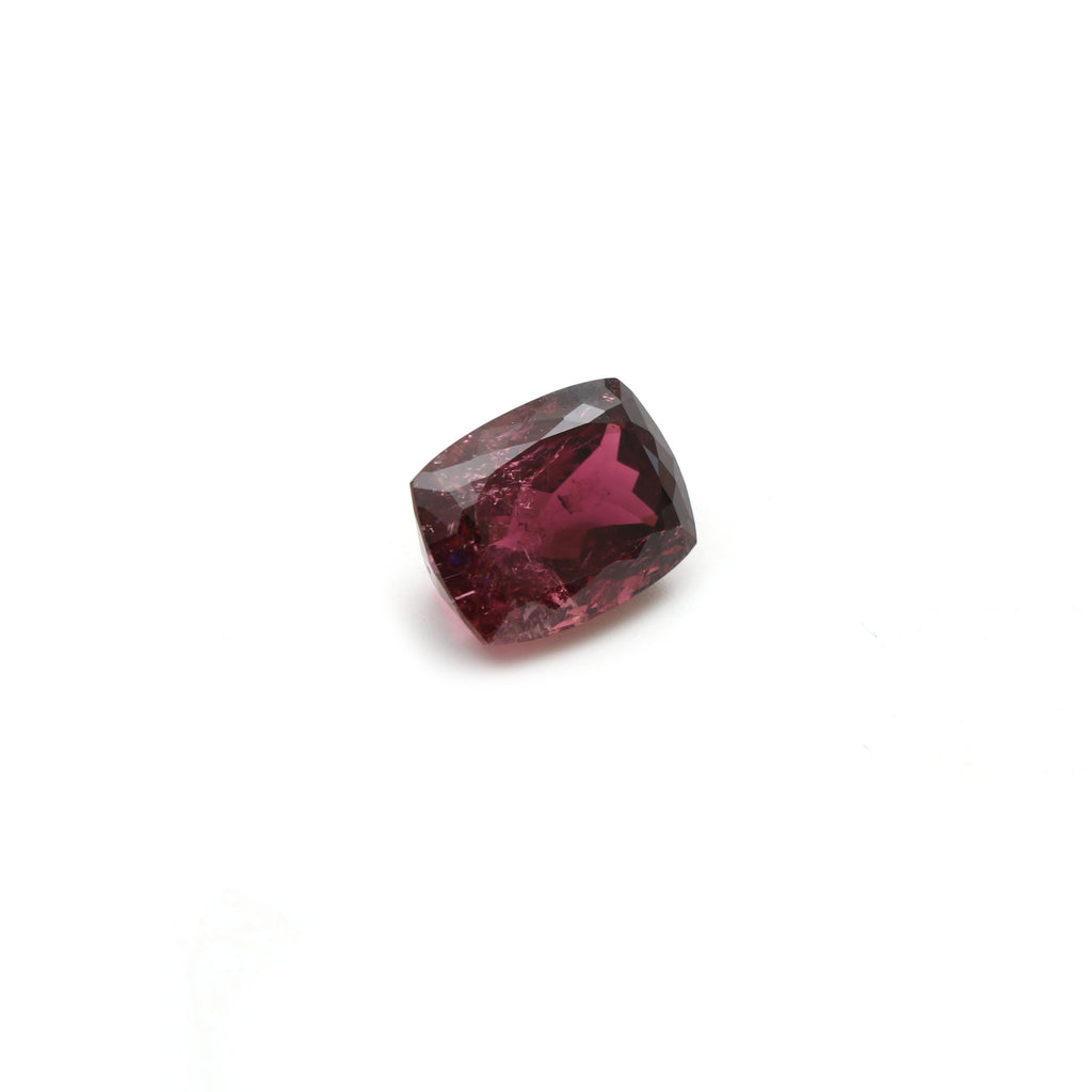 Natural Rubellite Faceted Rectangle Loose Gemstone, 11x15 mm, Rubellite Jewelry Handmade Gift For Women, 1 Piece - National Facets, Gemstone Manufacturer, Natural Gemstones, Gemstone Beads