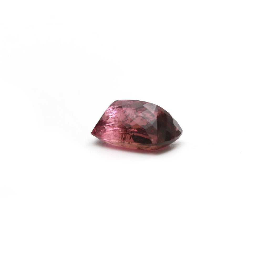 Natural Rubellite Faceted Rectangle Loose Gemstone, 11x15 mm, Rubellite Jewelry Handmade Gift For Women, 1 Piece - National Facets, Gemstone Manufacturer, Natural Gemstones, Gemstone Beads