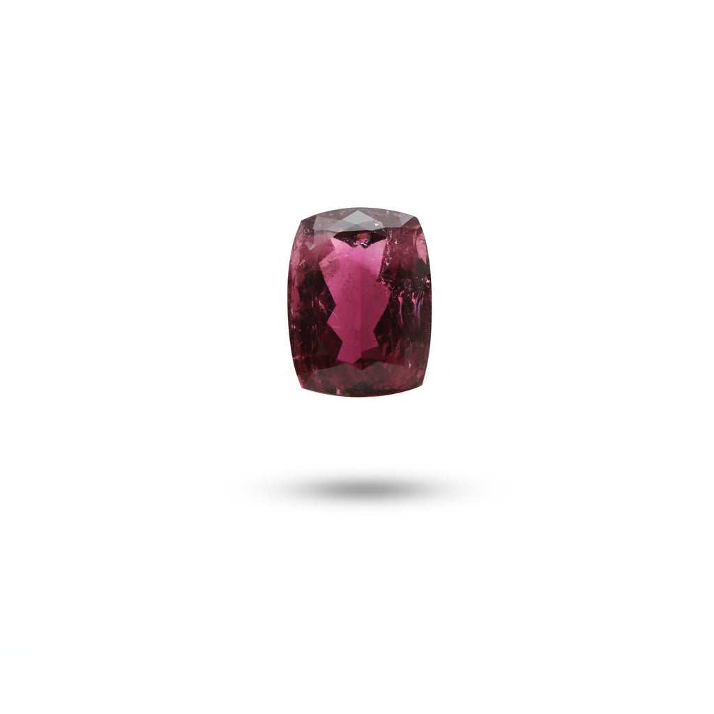 Natural Rubellite Faceted Rectangle Loose Gemstone, 11x15 mm, Rubellite Jewelry Handmade Gift For Women, 1 Piece - National Facets, Gemstone Manufacturer, Natural Gemstones, Gemstone Beads