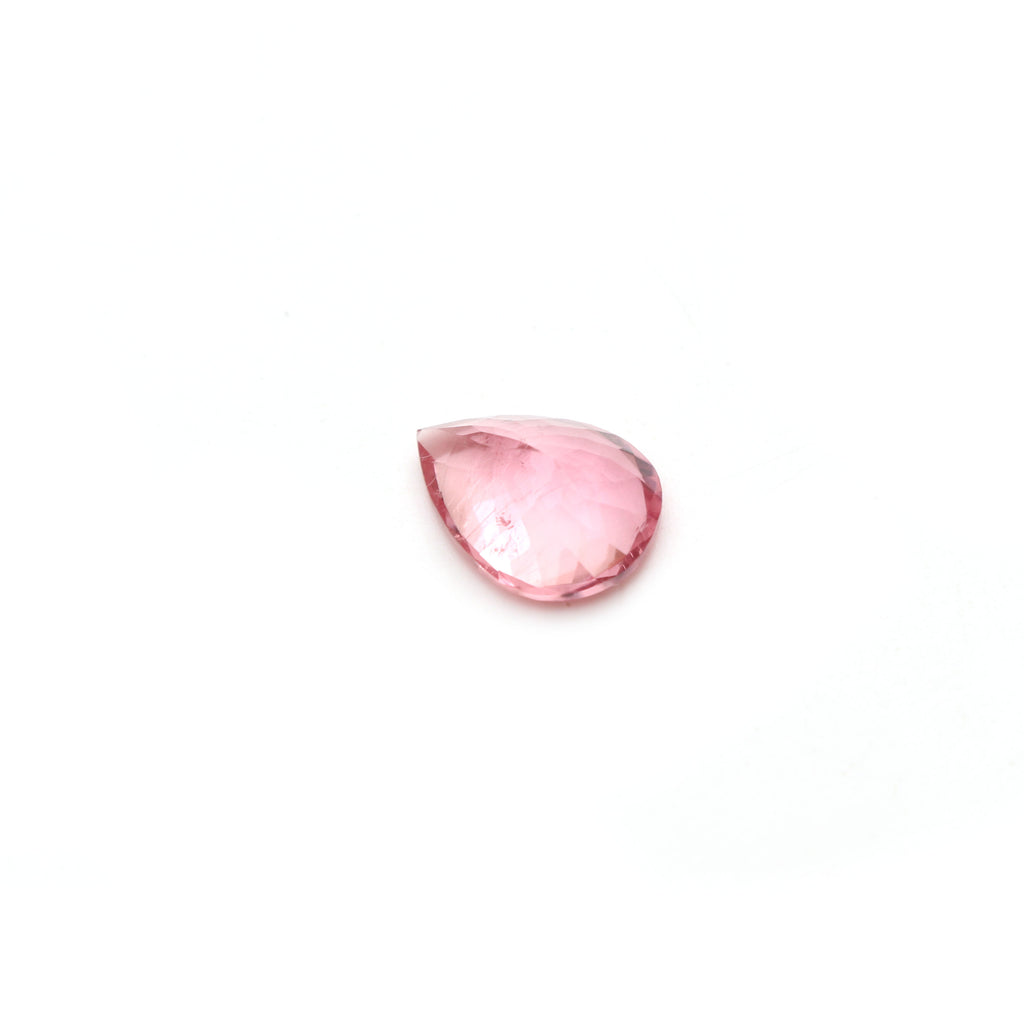 Natural Rubelite Faceted Pear Loose Gemstone, 10x13 mm, Rubelite Jewelry Handmade Gift For Women, 1 Piece - National Facets, Gemstone Manufacturer, Natural Gemstones, Gemstone Beads