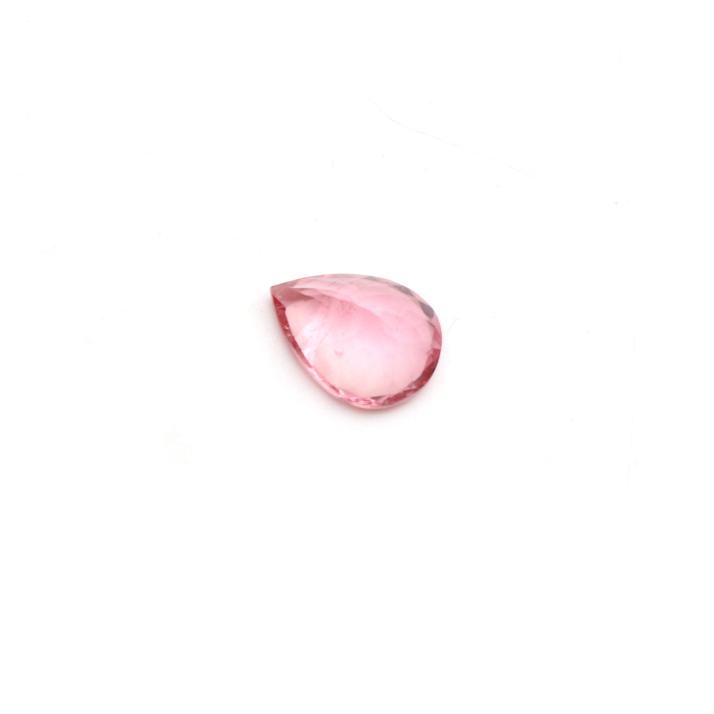 Natural Rubelite Faceted Pear Loose Gemstone, 10x13 mm, Rubelite Jewelry Handmade Gift For Women, 1 Piece - National Facets, Gemstone Manufacturer, Natural Gemstones, Gemstone Beads