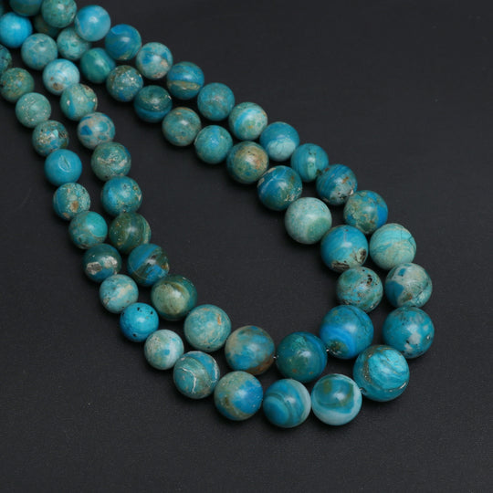 Natural Opalina Smooth Round Balls - 5 mm to 11 mm - Opalina- Gem Quality , 17 Inch Full Strand, Price Per Strand