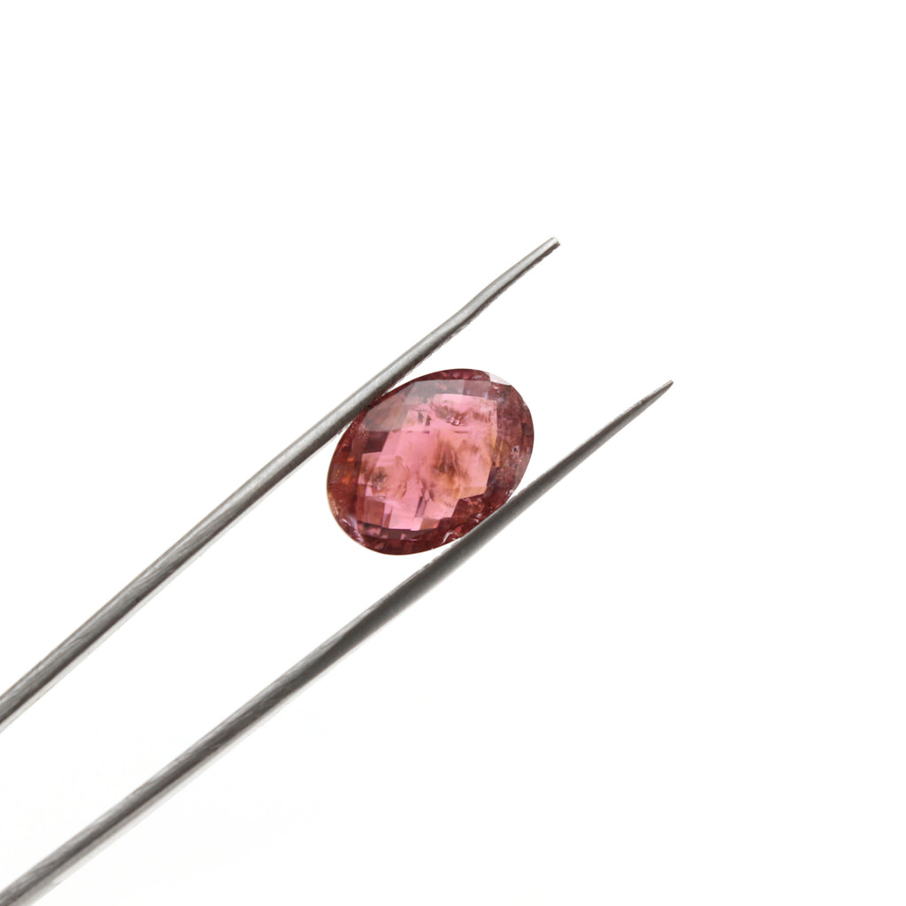 Natural Tourmaline Faceted Oval Loose Gemstone, 10x14 mm, Tourmaline Jewelry Handmade Gift for Women, 1 Piece - National Facets, Gemstone Manufacturer, Natural Gemstones, Gemstone Beads