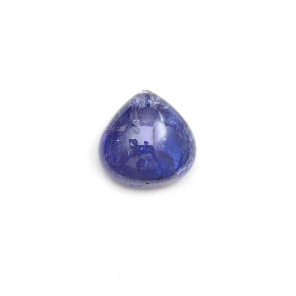 Natural Tanzanite Smooth Heart Loose Gemstone, 20x20 mm, Tanzanite Jewelry Handmade Gift For Women, 1 Piece - National Facets, Gemstone Manufacturer, Natural Gemstones, Gemstone Beads