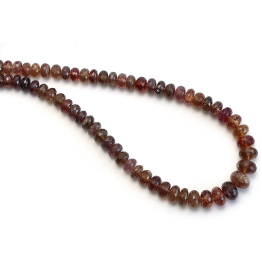Color Change Garnet Faceted Rondelle Beads, 6 mm To 10 mm, Garnet Jewelry Making Beads, 18 Inches Full Strand, Price Per Strand