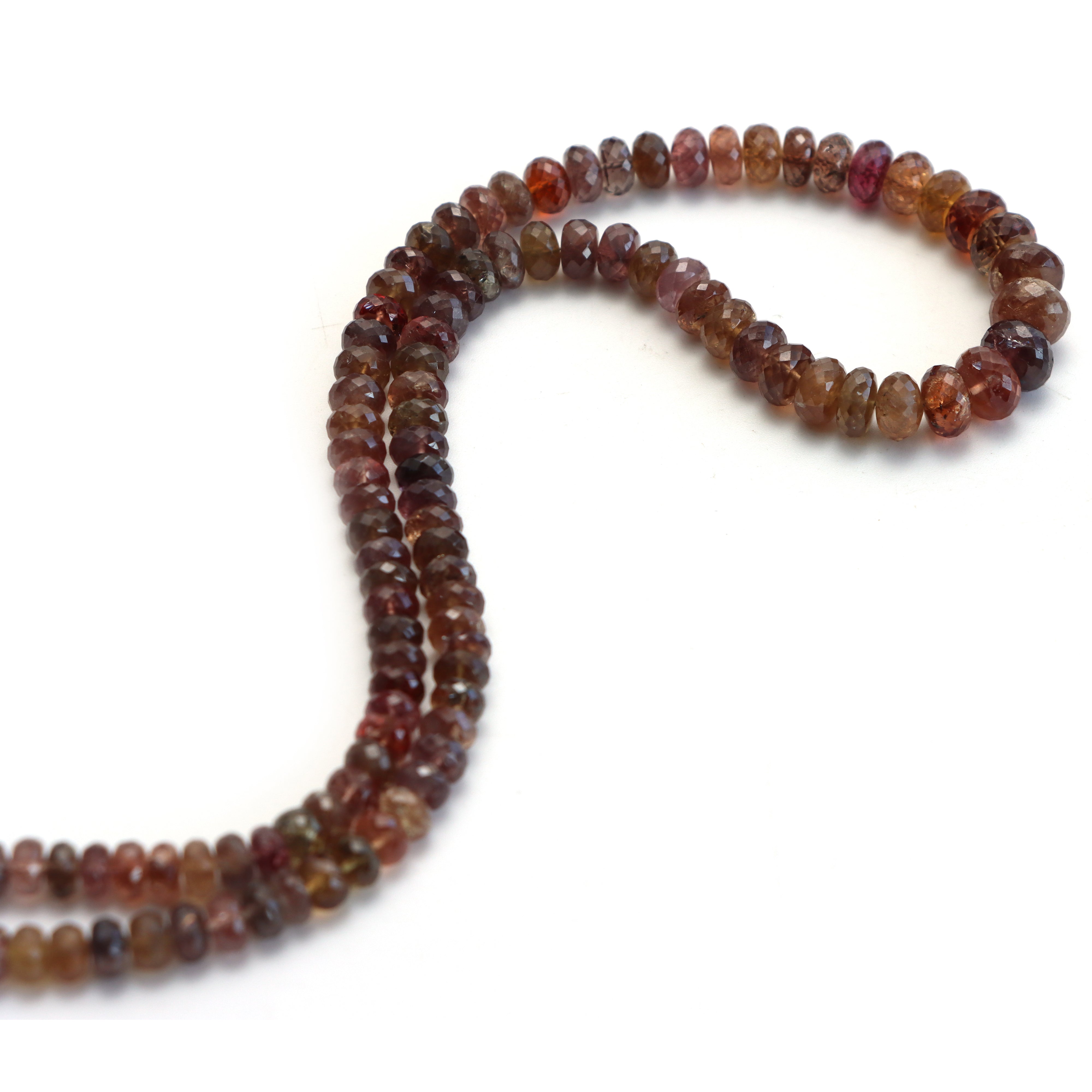 Garnet Smooth Rondelle Beads, 6 mm To 8 mm – National Facets