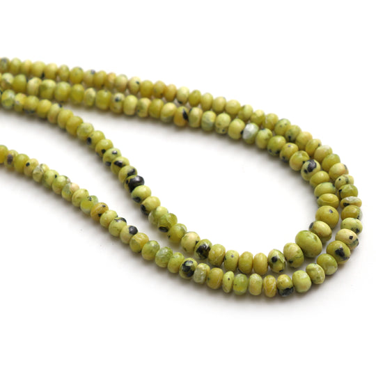 Norwegian Jade Smooth Rondelle Beads, 4.5 mm To 6 mm, Norwegian Jewelry, 18 Inches Full Strand, Price Per Strand