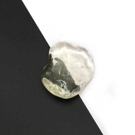 Natural Libyan Desert Glass Smooth Organic Shape Loose Gemstone, 27x33 mm, Libyan Glass Organic Shape Jewelry Making Gemstone, 1 Piece