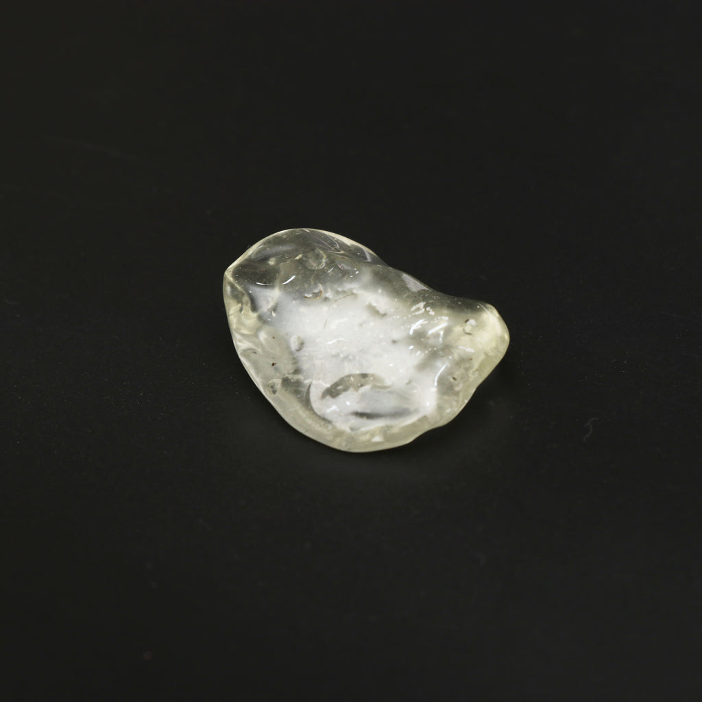 Natural Libyan Desert Glass Smooth Organic Shape Loose Gemstone, 27x33 mm, Libyan Glass Organic Shape Jewelry Making Gemstone, 1 Piece - National Facets, Gemstone Manufacturer, Natural Gemstones, Gemstone Beads