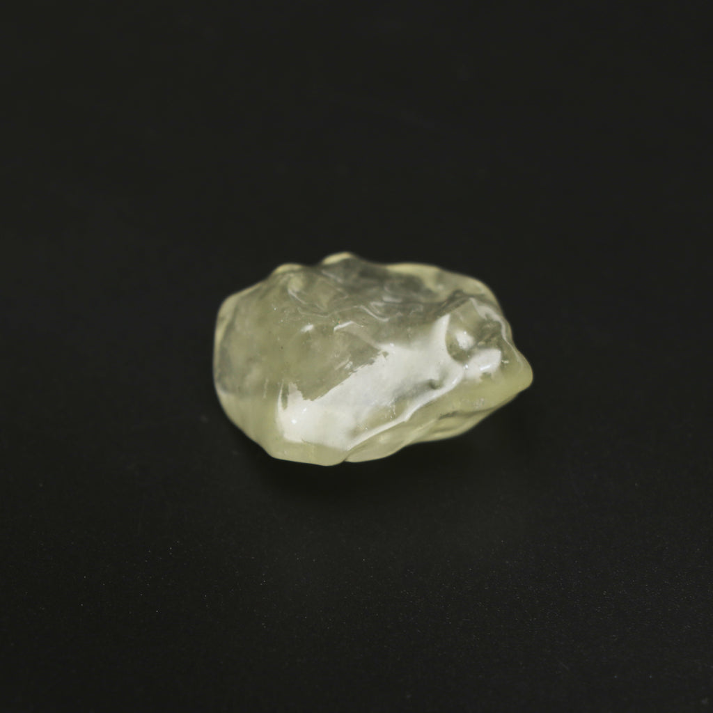 Natural Libyan Desert Glass Smooth Organic Shape Loose Gemstone, 24x25 mm, Libyan Glass Organic Shape Jewelry Making Gemstone, 1 Piece - National Facets, Gemstone Manufacturer, Natural Gemstones, Gemstone Beads