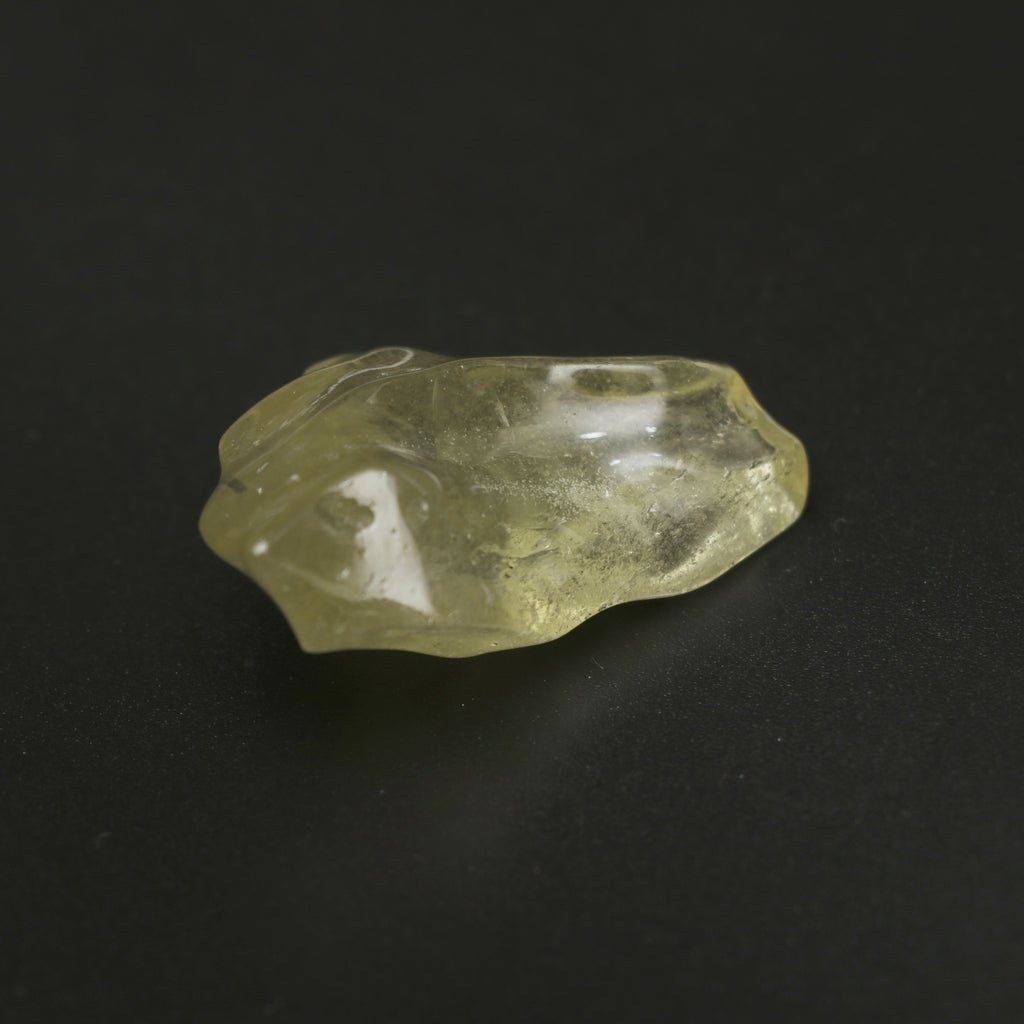 Natural Libyan Desert Glass Smooth Organic Shape Loose Gemstone, 23x36 mm, Libyan Glass Organic Shape Jewelry Making Gemstone, 1 Piece - National Facets, Gemstone Manufacturer, Natural Gemstones, Gemstone Beads