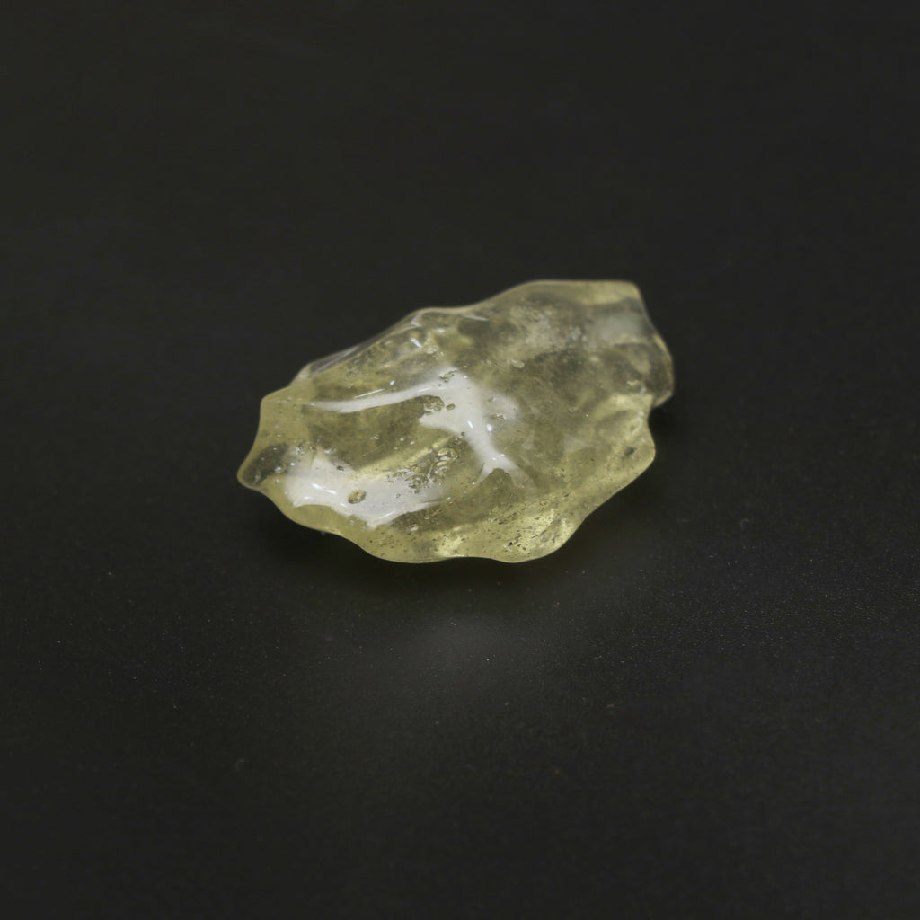 Natural Libyan Desert Glass Smooth Organic Shape Loose Gemstone, 23x36 mm, Libyan Glass Organic Shape Jewelry Making Gemstone, 1 Piece - National Facets, Gemstone Manufacturer, Natural Gemstones, Gemstone Beads