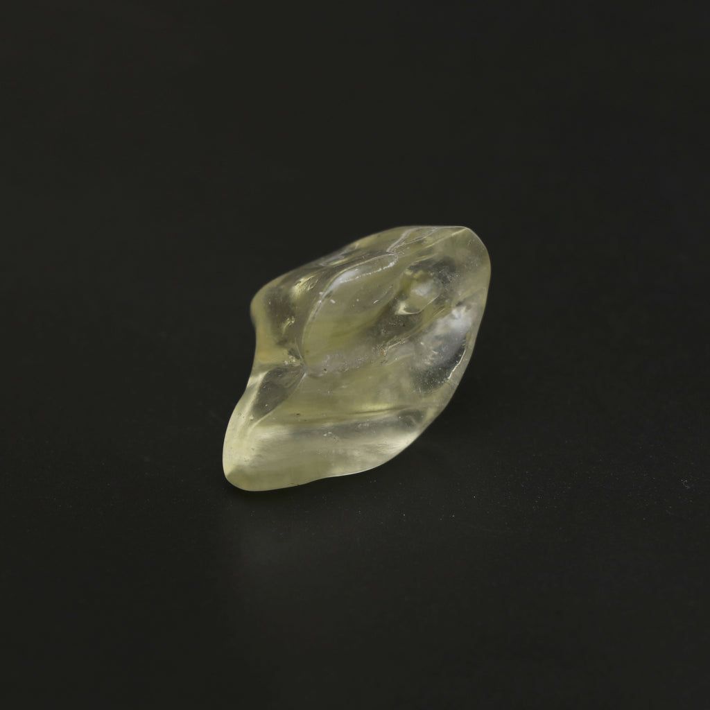 Natural Libyan Desert Glass Smooth Organic Shape Loose Gemstone, 23x29 mm, Libyan Glass Organic Shape Jewelry Making Gemstone, 1 Piece - National Facets, Gemstone Manufacturer, Natural Gemstones, Gemstone Beads