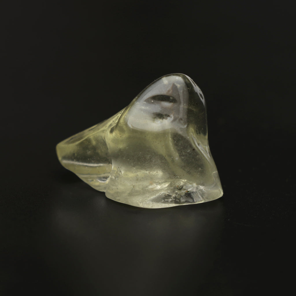 Natural Libyan Desert Glass Smooth Organic Shape Loose Gemstone, 23x29 mm, Libyan Glass Organic Shape Jewelry Making Gemstone, 1 Piece - National Facets, Gemstone Manufacturer, Natural Gemstones, Gemstone Beads
