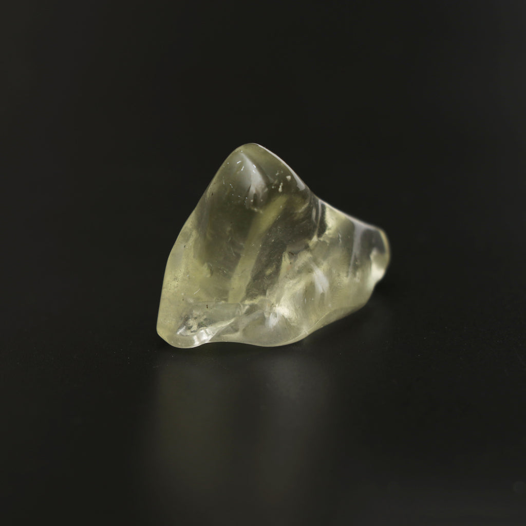 Natural Libyan Desert Glass Smooth Organic Shape Loose Gemstone, 23x29 mm, Libyan Glass Organic Shape Jewelry Making Gemstone, 1 Piece - National Facets, Gemstone Manufacturer, Natural Gemstones, Gemstone Beads