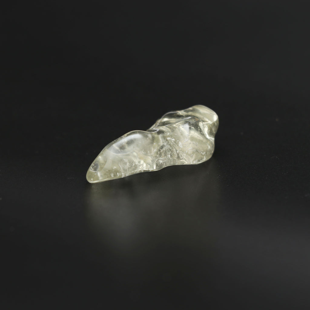 Natural Libyan Desert Glass Smooth Organic Shape Loose Gemstone, 18x34 mm, Libyan Glass Organic Shape Jewelry Making Gemstone, 1 Piece - National Facets, Gemstone Manufacturer, Natural Gemstones, Gemstone Beads