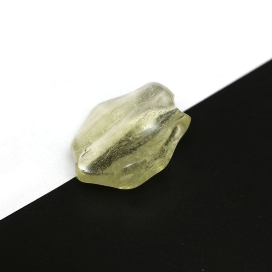Natural Libyan Desert Glass Smooth Organic Shape Loose Gemstone, 25x30 mm, Libyan Glass Organic Shape Jewelry Making Gemstone, 1 Piece