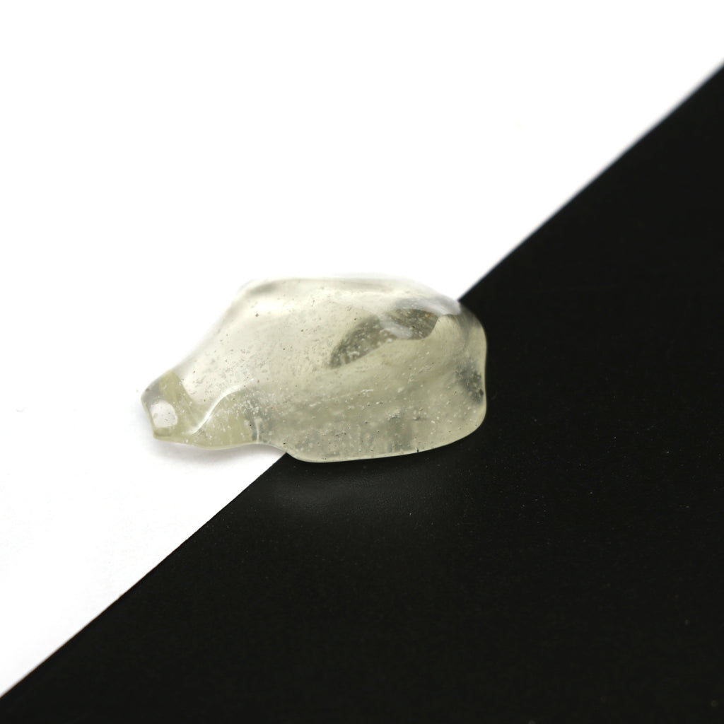 Natural Libyan Desert Glass Smooth Organic Shape Loose Gemstone, 20x30 mm, Libyan Glass Organic Shape Jewelry Making Gemstone, 1 Piece - National Facets, Gemstone Manufacturer, Natural Gemstones, Gemstone Beads