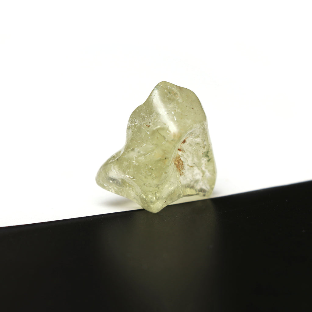 Natural Libyan Desert Glass Smooth Organic Shape Loose Gemstone, 25x27 mm, Libyan Glass Organic Shape Jewelry Making Gemstone, 1 Piece - National Facets, Gemstone Manufacturer, Natural Gemstones, Gemstone Beads