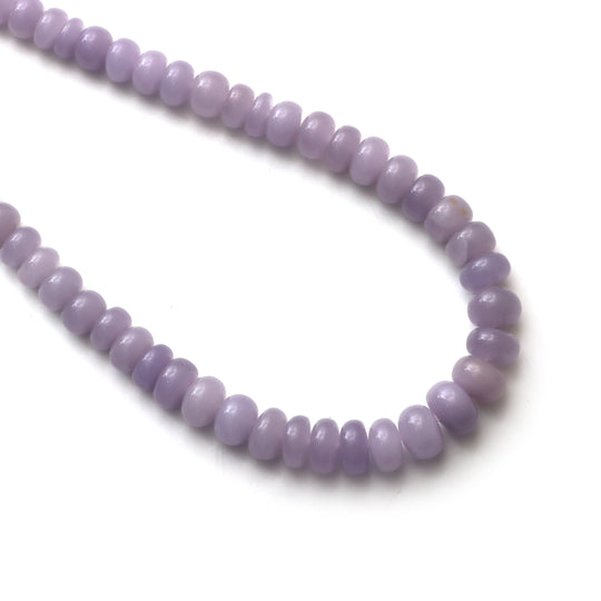 Yttrium Fluorite Smooth Rondelle Beads, 5 mm To 10 mm, Yttrium Fluorite Jewelry Making Beads, 18 Inches Full Strand, Price Per Strand
