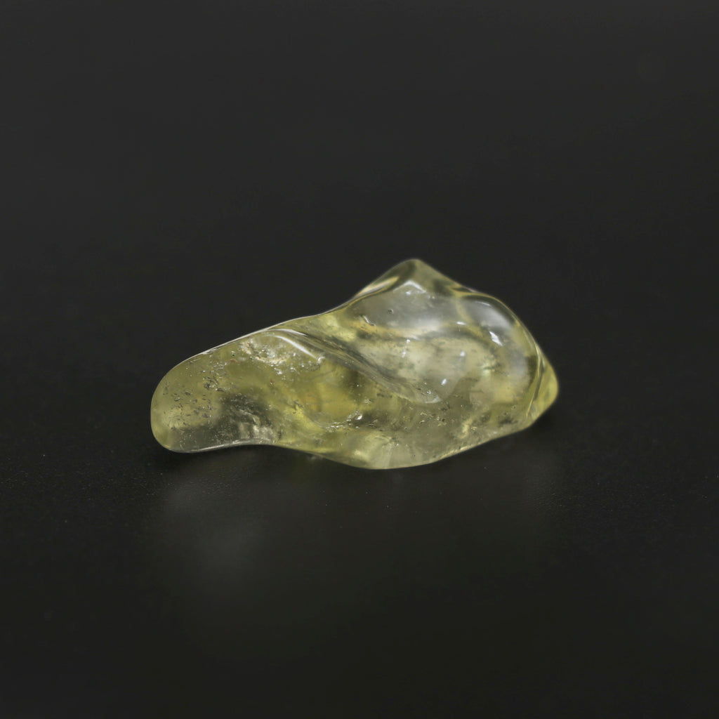 Natural Libyan Desert Glass Smooth Organic Shape Loose Gemstone, 17x31.5 mm, Libyan Glass Organic Shape Jewelry Making Gemstone, 1 Piece - National Facets, Gemstone Manufacturer, Natural Gemstones, Gemstone Beads