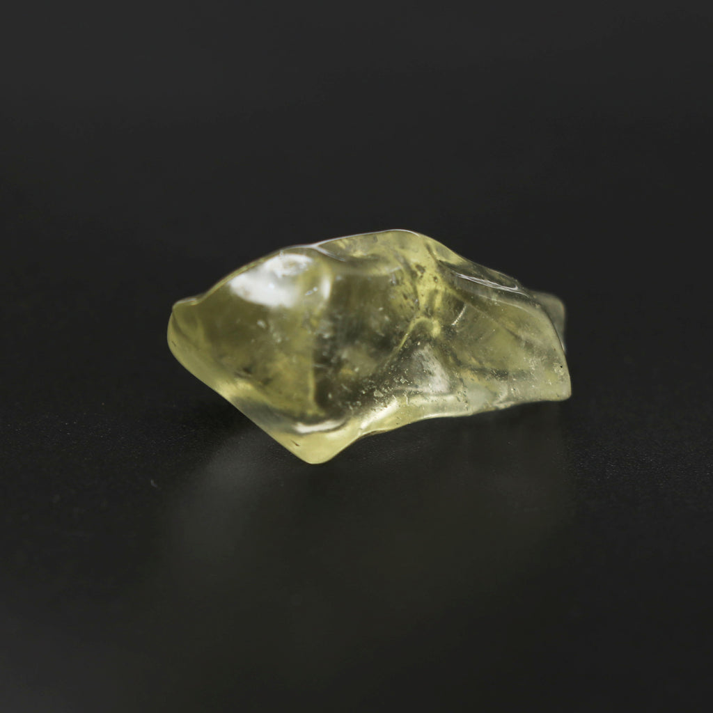 Natural Libyan Desert Glass Smooth Organic Shape Loose Gemstone, 17x31.5 mm, Libyan Glass Organic Shape Jewelry Making Gemstone, 1 Piece - National Facets, Gemstone Manufacturer, Natural Gemstones, Gemstone Beads