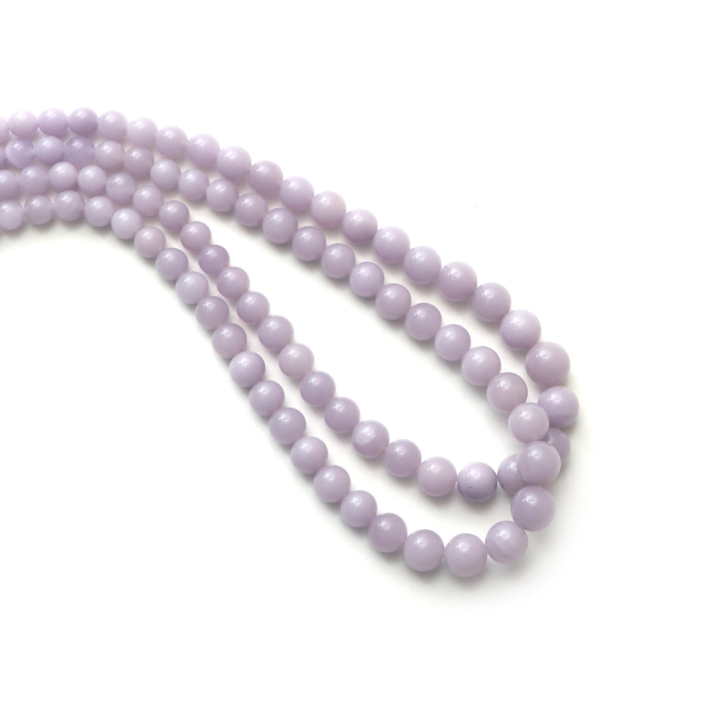 Yttrium Fluorite Smooth Round Ball Beads