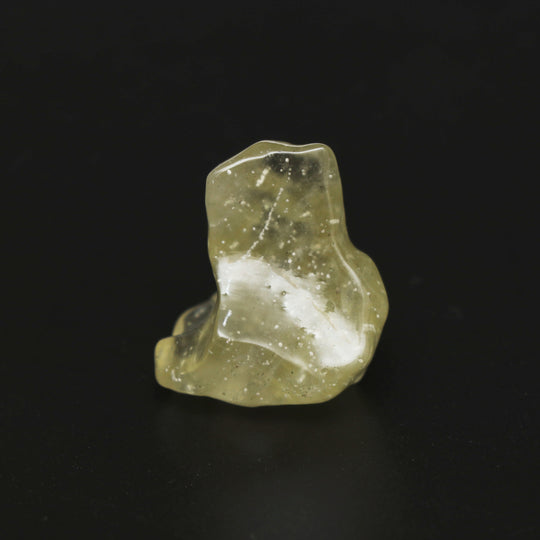 Natural Libyan Desert Glass Smooth Organic Shape Loose Gemstone, 19.5x25 mm, Libyan Glass Organic Shape Jewelry Making Gemstone, 1 Piece