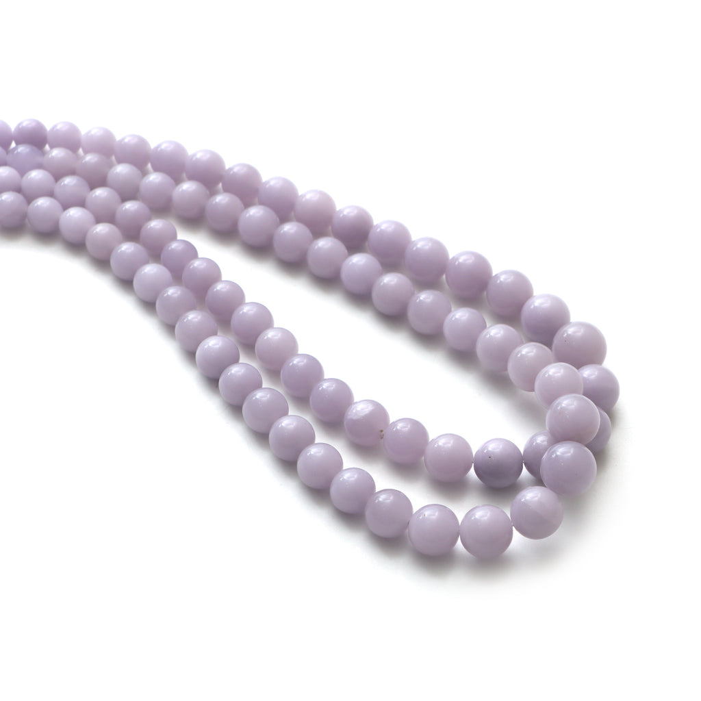Yttrium Fluorite Smooth Round Ball Beads