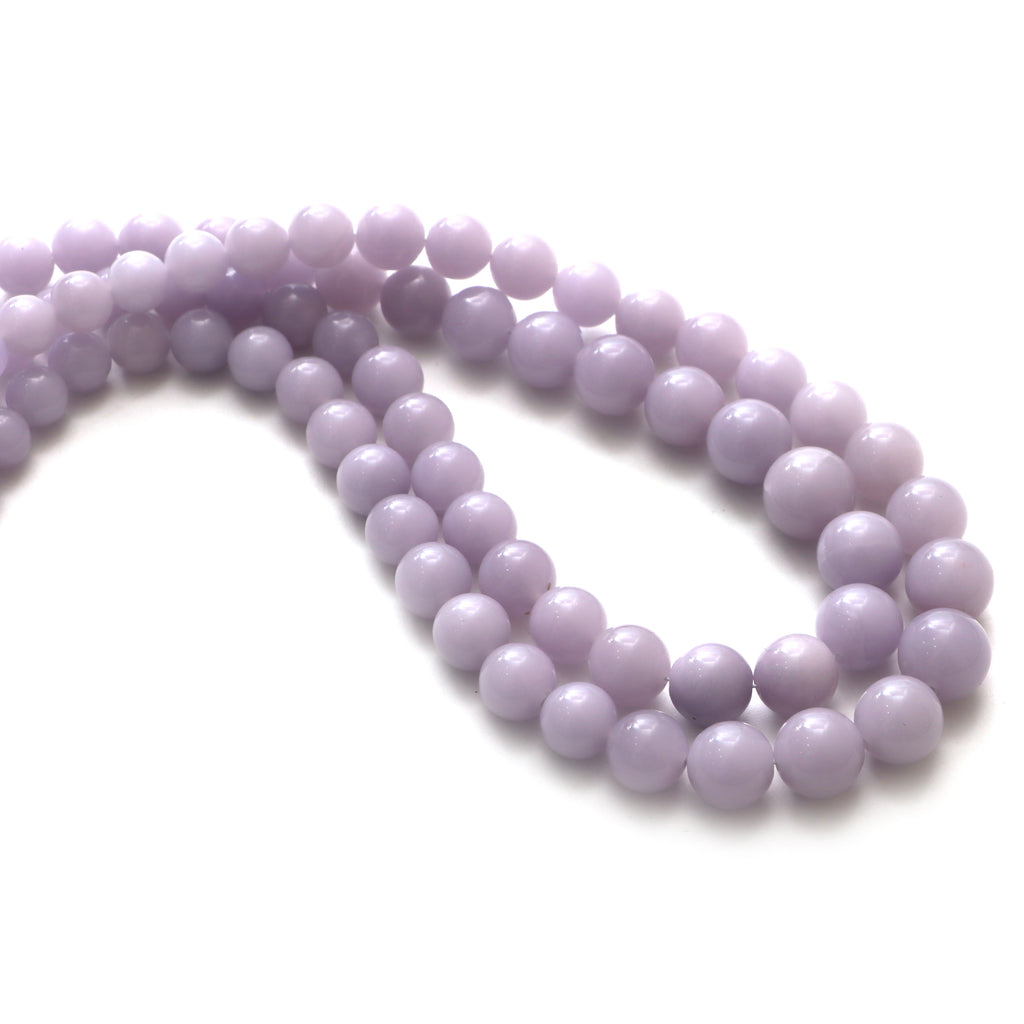 Yttrium Fluorite Smooth Round Ball Beads