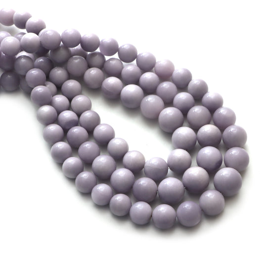Yttrium Fluorite Smooth Round Ball Beads, 6 mm To 10 mm, Fluorite Jewelry Making Beads, 18 Inches Full Strand, Price Per Strand