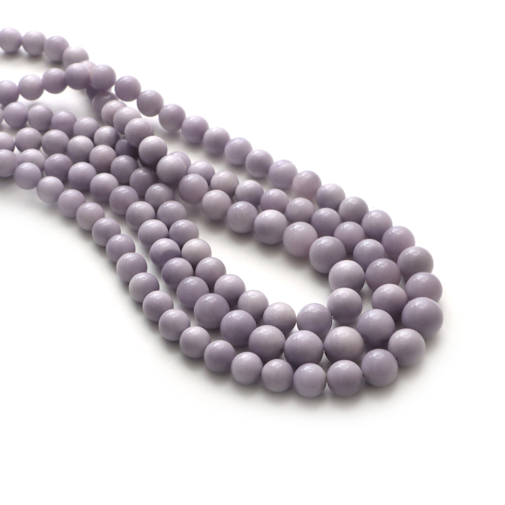 Yttrium Fluorite Smooth Round Ball Beads