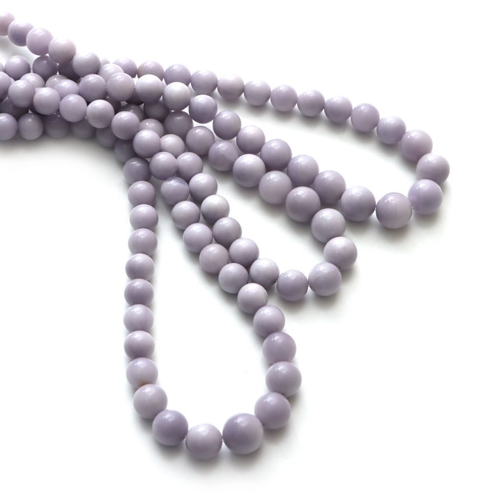 Yttrium Fluorite Smooth Round Ball Beads
