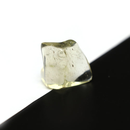 Natural Libyan Desert Glass Smooth Organic Shape Loose Gemstone, 19x20.5 mm, Libyan Glass Organic Shape Jewelry Making Gemstone, 1 Piece