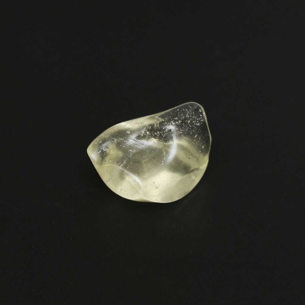 Natural Libyan Desert Glass Smooth Organic Shape Loose Gemstone, 15.5x24.5 mm, Libyan Glass Organic Shape Jewelry Making Gemstone, 1 Piece - National Facets, Gemstone Manufacturer, Natural Gemstones, Gemstone Beads
