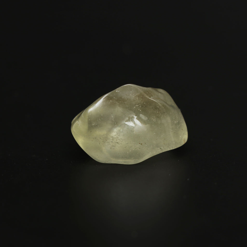 Natural Libyan Desert Glass Smooth Organic Shape Loose Gemstone, 17.5x24.5 mm, Libyan Glass Organic Shape Jewelry Making Gemstone, 1 Piece - National Facets, Gemstone Manufacturer, Natural Gemstones, Gemstone Beads