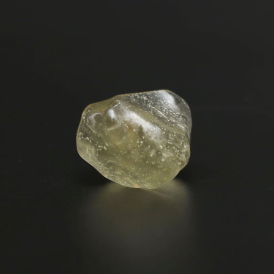 Natural Libyan Desert Glass Smooth Organic Shape Loose Gemstone, 21.5x24.5 mm, Libyan Glass Organic Shape Jewelry Making Gemstone, 1 Piece