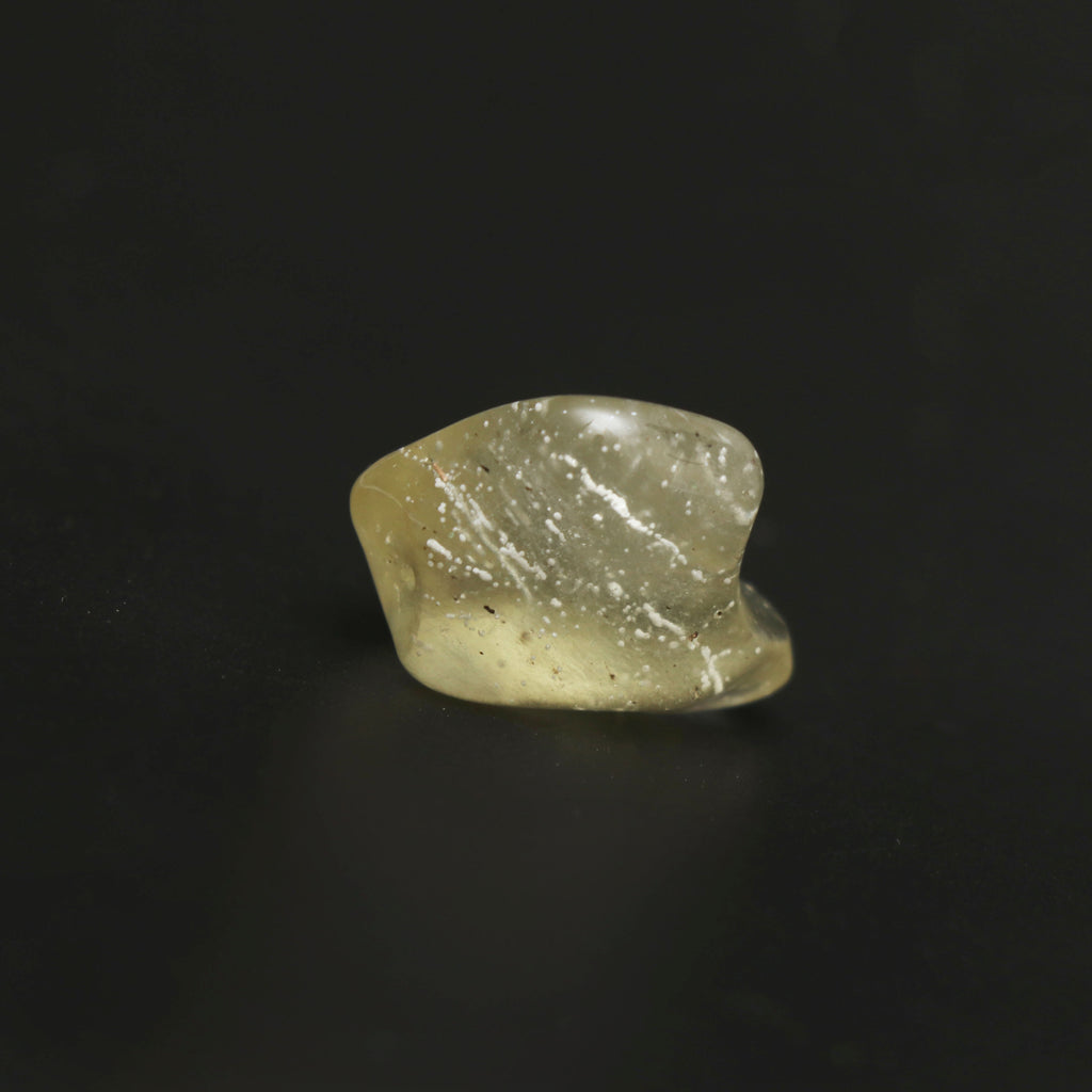 Natural Libyan Desert Glass Smooth Organic Shape Loose Gemstone, 19.5x23.5 mm, Libyan Glass Organic Shape Jewelry Making Gemstone, 1 Piece - National Facets, Gemstone Manufacturer, Natural Gemstones, Gemstone Beads
