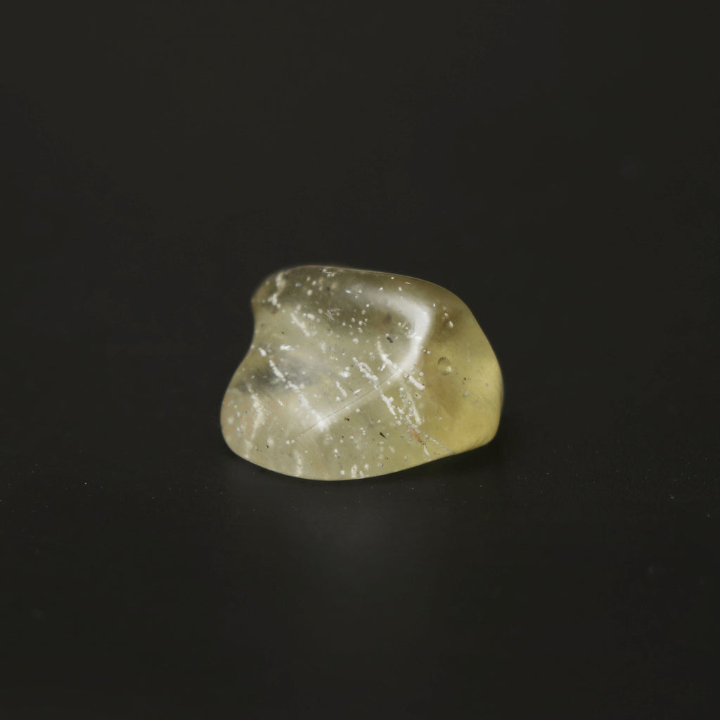 Natural Libyan Desert Glass Smooth Organic Shape Loose Gemstone, 19.5x23.5 mm, Libyan Glass Organic Shape Jewelry Making Gemstone, 1 Piece - National Facets, Gemstone Manufacturer, Natural Gemstones, Gemstone Beads