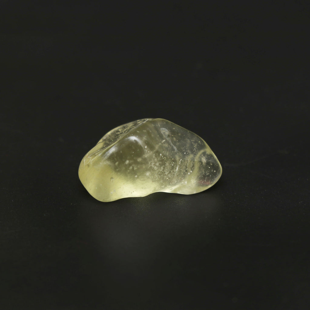 Natural Libyan Desert Glass Smooth Organic Shape Loose Gemstone, 18x27.5 mm, Libyan Glass Organic Shape Jewelry Making Gemstone, 1 Piece - National Facets, Gemstone Manufacturer, Natural Gemstones, Gemstone Beads