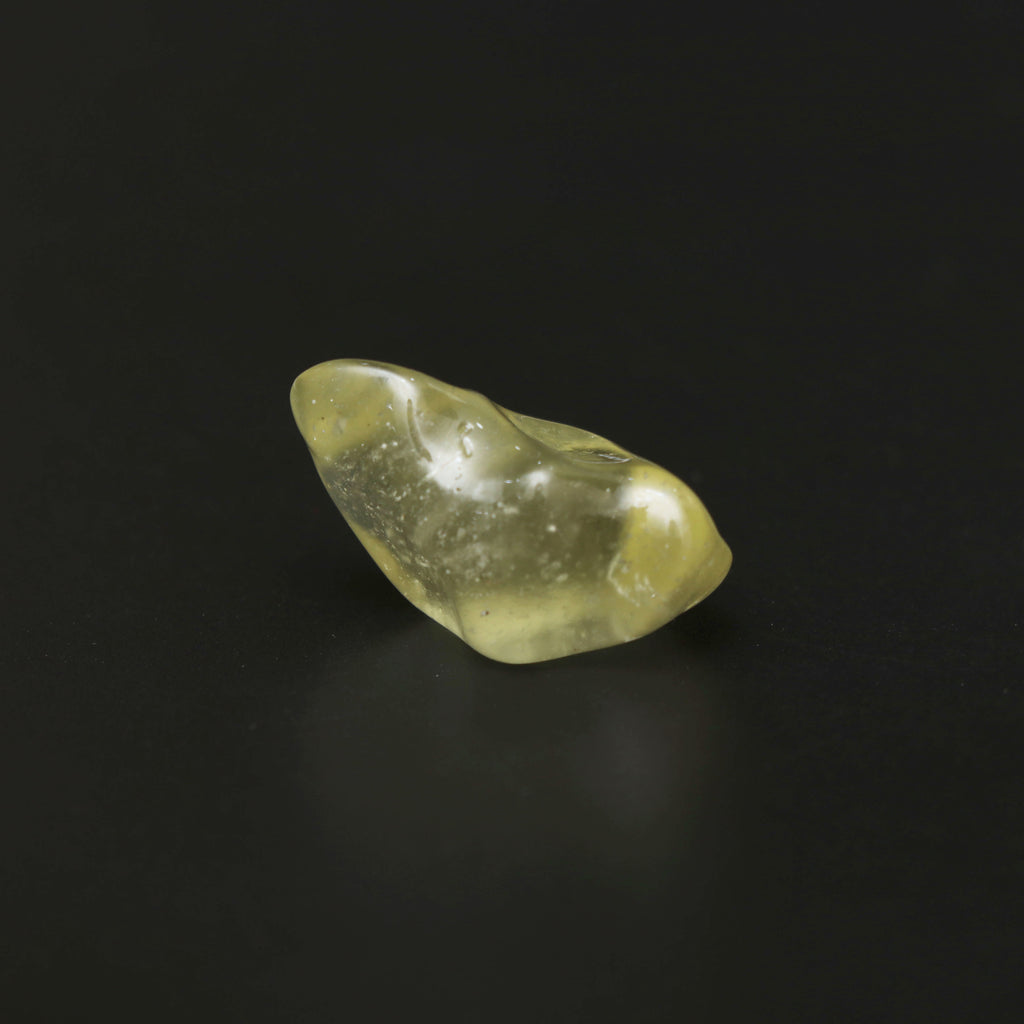 Natural Libyan Desert Glass Smooth Organic Shape Loose Gemstone, 18x27.5 mm, Libyan Glass Organic Shape Jewelry Making Gemstone, 1 Piece - National Facets, Gemstone Manufacturer, Natural Gemstones, Gemstone Beads