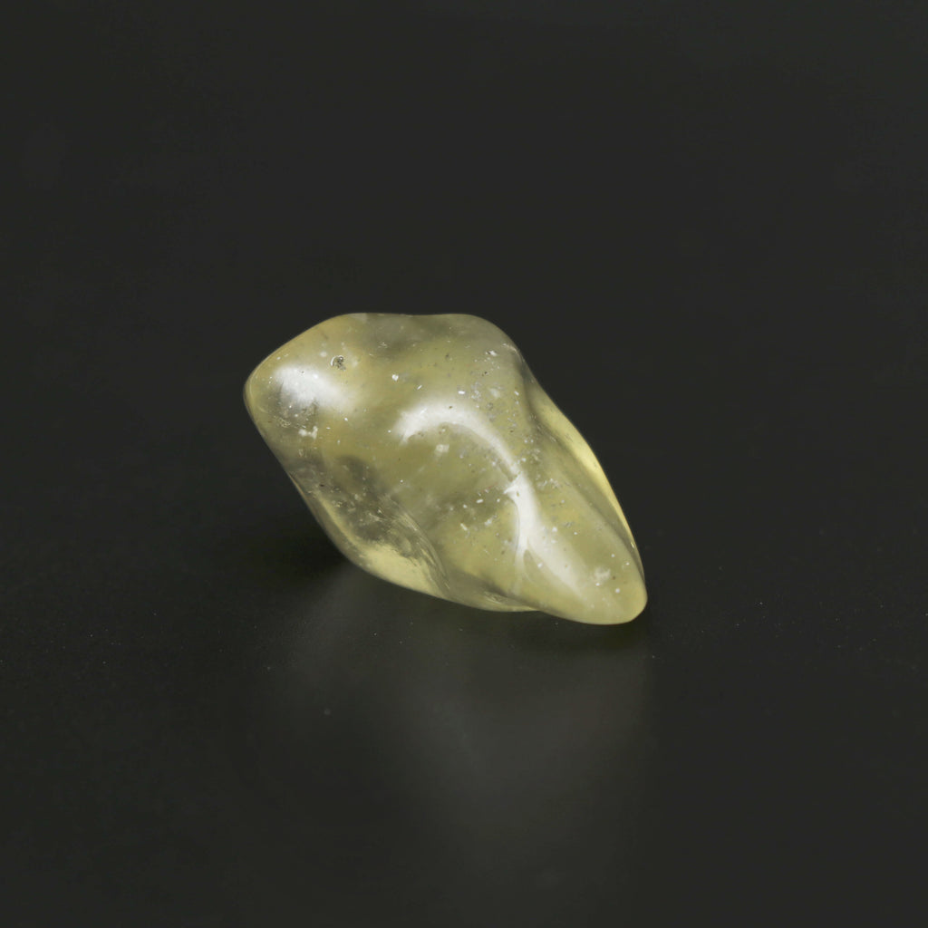 Natural Libyan Desert Glass Smooth Organic Shape Loose Gemstone, 18x27.5 mm, Libyan Glass Organic Shape Jewelry Making Gemstone, 1 Piece - National Facets, Gemstone Manufacturer, Natural Gemstones, Gemstone Beads
