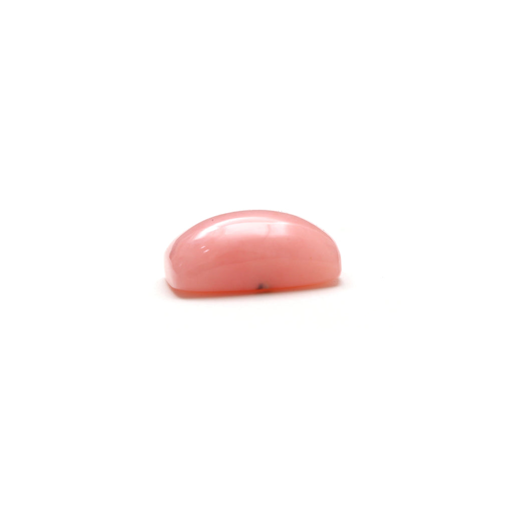 Natural Pink Opal Smooth Rectangle Cabochon Loose Gemstone, 13x18 mm, Opal Jewelry Making Gemstone, 1 Piece - National Facets, Gemstone Manufacturer, Natural Gemstones, Gemstone Beads