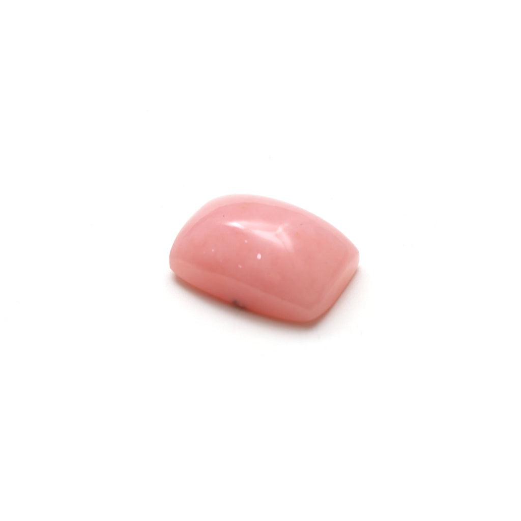 Natural Pink Opal Smooth Rectangle Cabochon Loose Gemstone, 13x18 mm, Opal Jewelry Making Gemstone, 1 Piece - National Facets, Gemstone Manufacturer, Natural Gemstones, Gemstone Beads