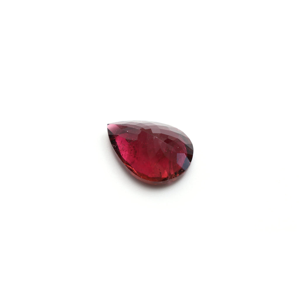 Natural Rubellite Faceted Pear Loose Gemstone, 12x16 mm, Rubellite Jewelry Handmade Gift For Women, 1 Piece - National Facets, Gemstone Manufacturer, Natural Gemstones, Gemstone Beads